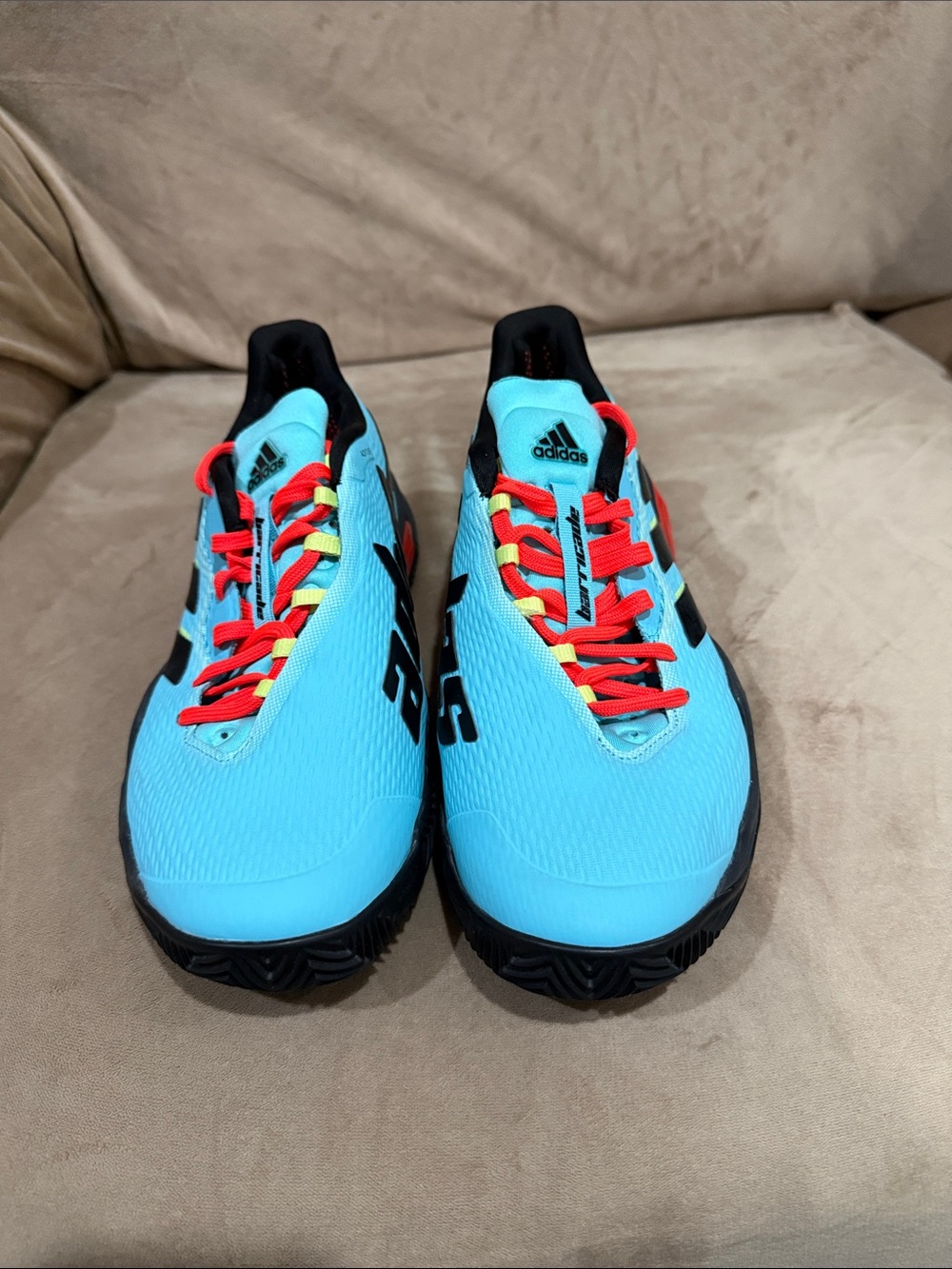 Adidas Barricade Aqua Mens Clay Tennis Shoes